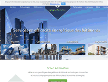 Tablet Screenshot of green-alternative.fr